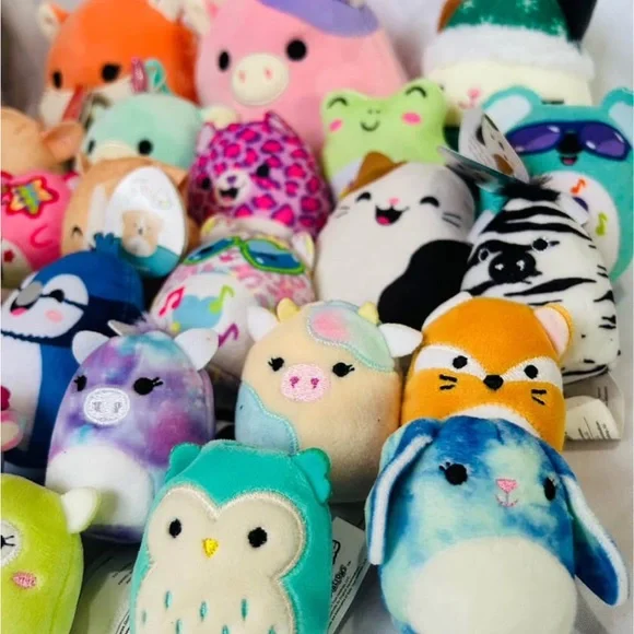 Squishmallows Plush Variety Pack - Bright Orange, Pink, Green, Blue, Purple - Picture 2 of 8